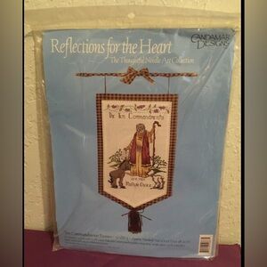Ten Commandments Banner Cross Stitch Needle Art Kit 9" x 15"